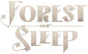 Forest of Sleep logo - ornate text 