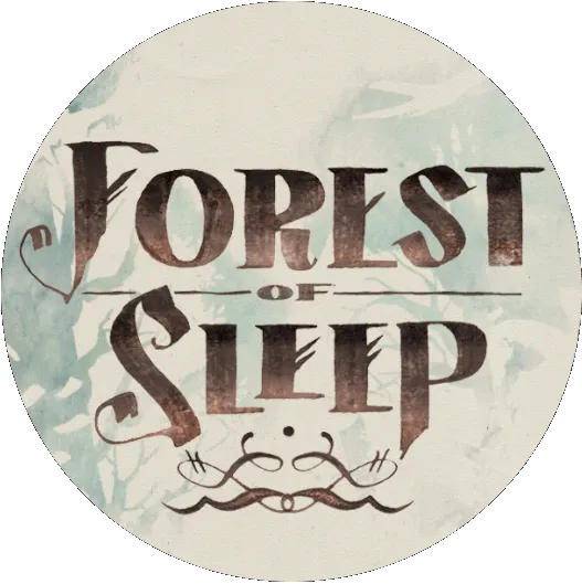 Forest of Sleep header image with decorative logo
